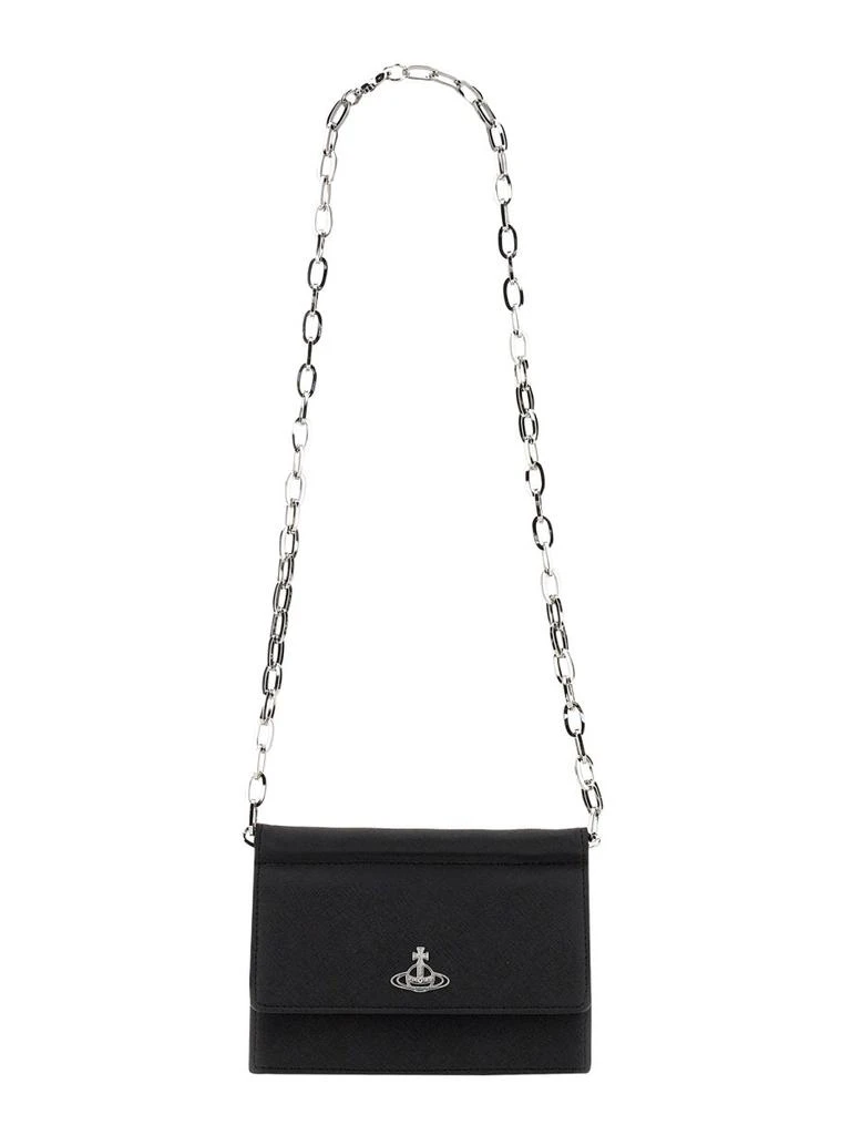 商品Vivienne Westwood|DERBY BAG WITH CHAIN,价格¥1426,第1张图片