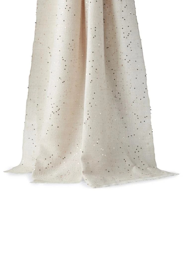 商品Brunello Cucinelli|Diamante 羊绒真丝围巾,价格¥14503,第3张图片详细描述