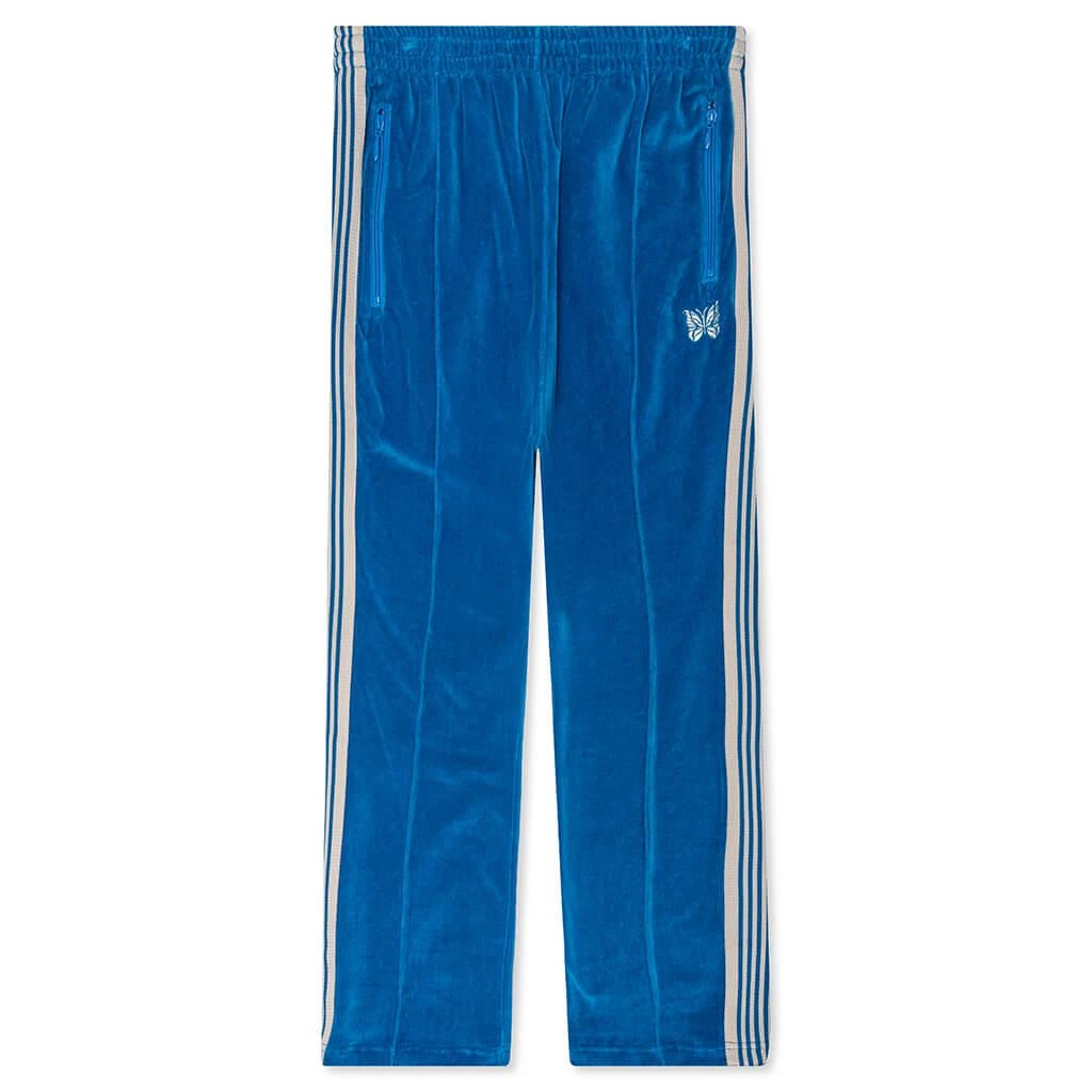 商品Needles|Needles Velour Narrow Track Pant - Blue,价格¥1231,第1张图片