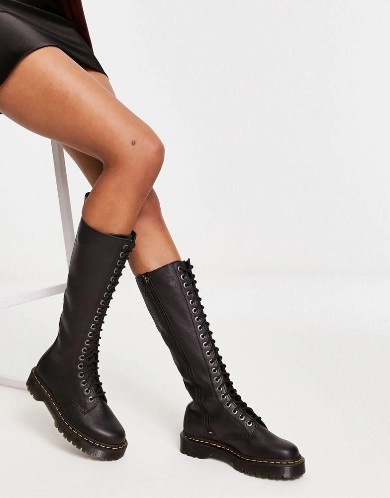 商品Dr. Martens|Dr Martens 1B60 Bex high leg lace up boot in black,价格¥2042,第4张图片详细描述
