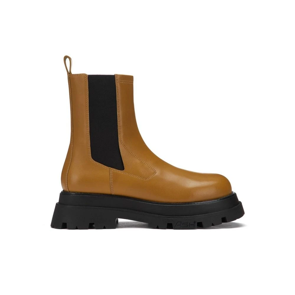 商品Ash|Elite Tall Leather Boots - Golden Brown,价格¥2129,第1张图片