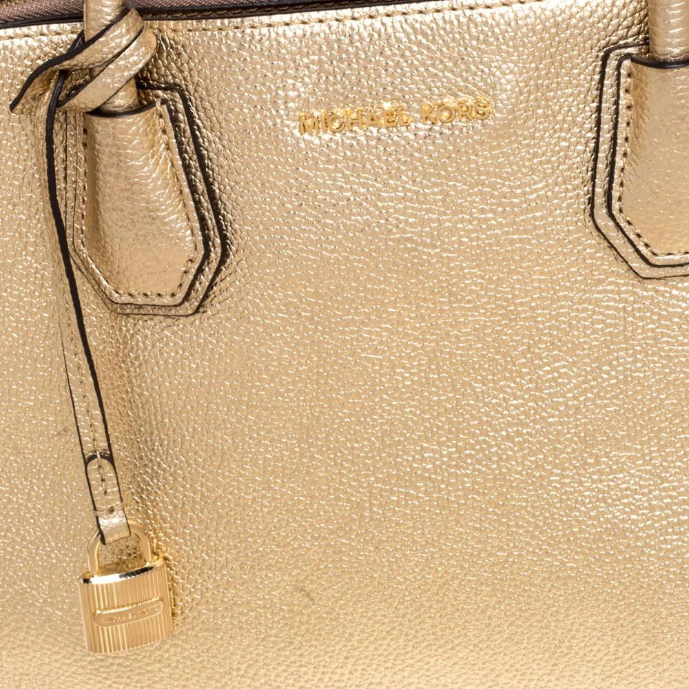 商品[二手商品] Michael Kors|Michael Kors Metallic Gold Leather Large Mercer Tote,价格¥1274,第5张图片详细描述