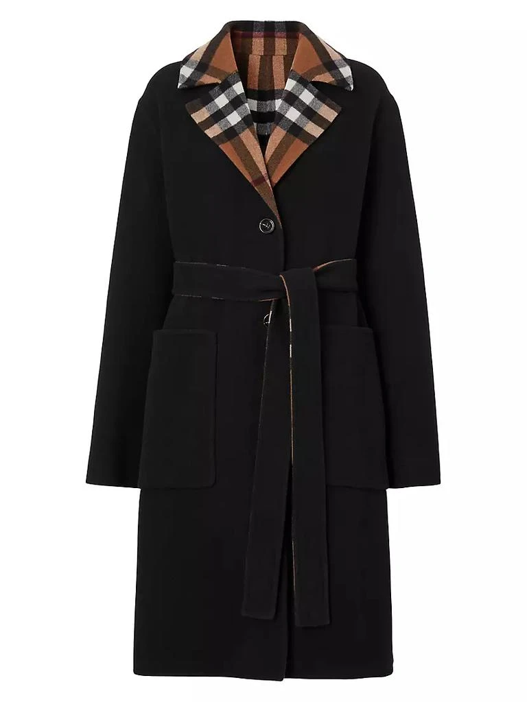 商品Burberry|Dorea Belted Reversible Coat,价格¥26430,第1张图片
