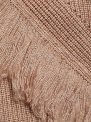 Fringed Johnny Collar Sweater商品第5张图片规格展示