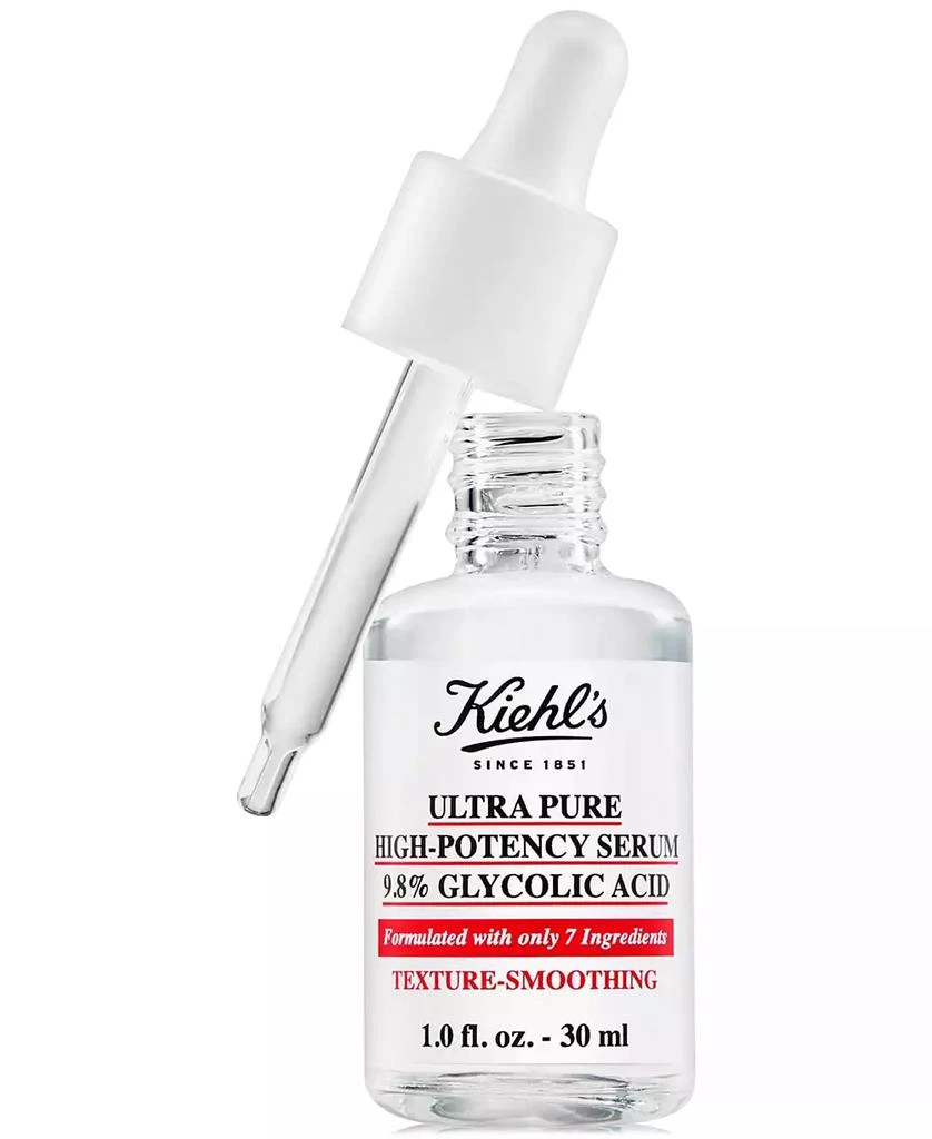 商品Kiehl's|Ultra Pure High-Potency 9.8% Glycolic Acid Serum, 1 oz.,价格¥270,第2张图片详细描述