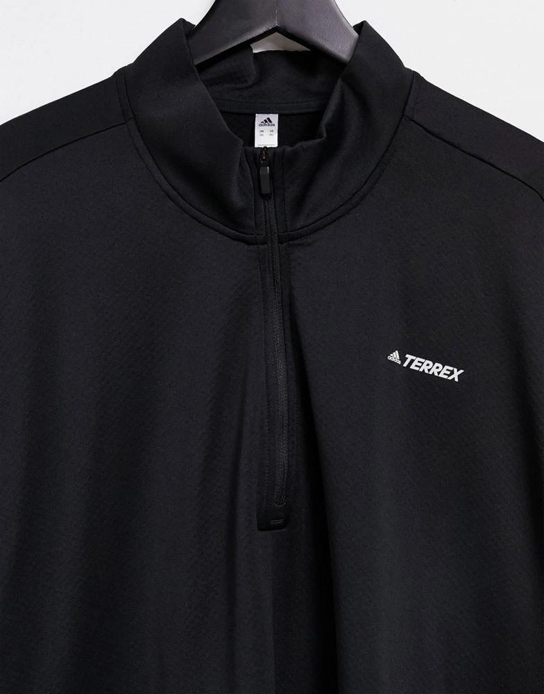 商品Adidas|adidas Outdoors Terrex half zip fleece in black,价格¥489,第4张图片详细描述