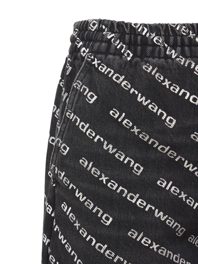商品Alexander Wang|Logo Oversized Cotton Denim Pants,价格¥2935,第7张图片详细描述