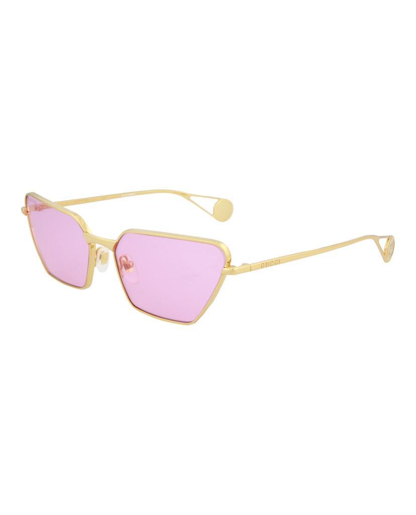 商品Gucci|Cat Eye-Frame Metal Sunglasses,价格¥1109,第4张图片详细描述