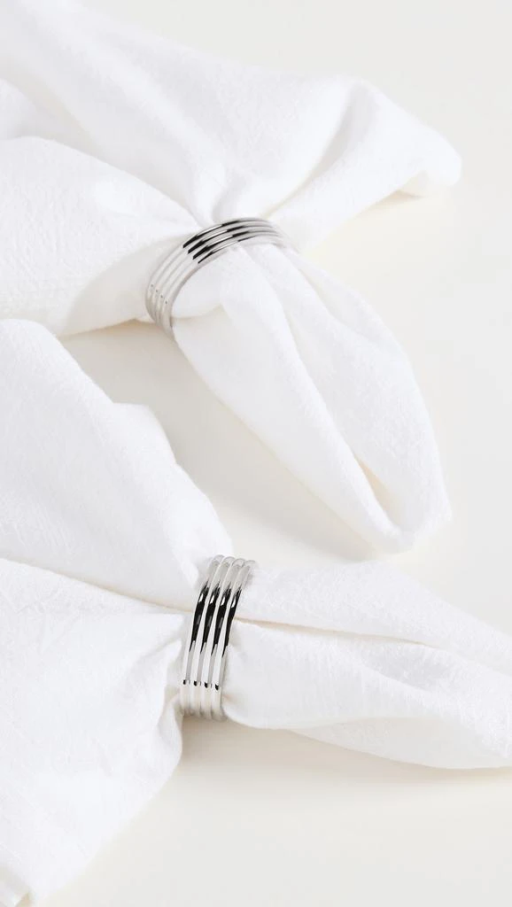 商品Georg Jensen|Georg Jensen Bernadotte 餐巾圈，2 件装,价格¥366,第3张图片详细描述