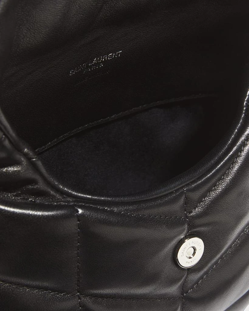 商品Yves Saint Laurent|Loulou Quilted Puffer Pouch Clutch Bag,价格¥7454,第3张图片详细描述