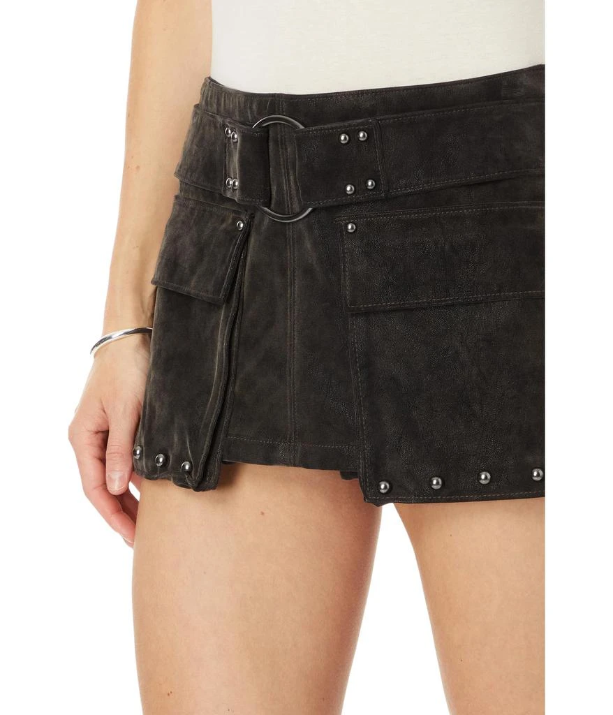 商品Free People|Suede Micro Mini Skort,价格¥957,第3张图片详细描述