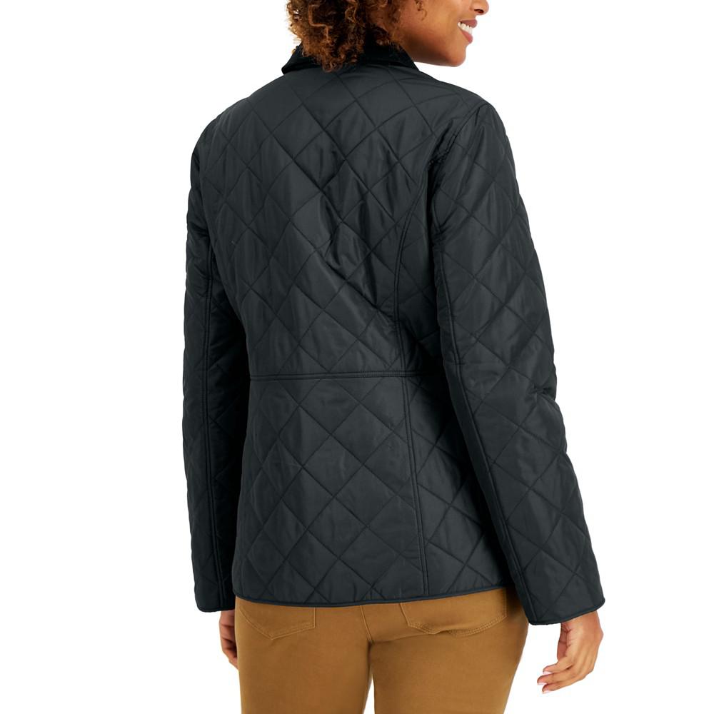 Petite Quilted Jacket, Created for Macy's商品第2张图片规格展示