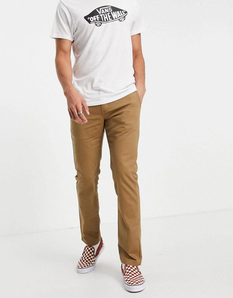 商品Vans|Vans Authentic slim fit chino trousers in brown,价格¥336,第4张图片详细描述