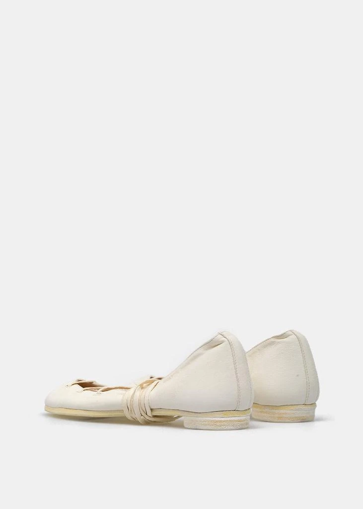 商品guidi|Guidi White 627R Ballerina Flats,价格¥8290,第4张图片详细描述
