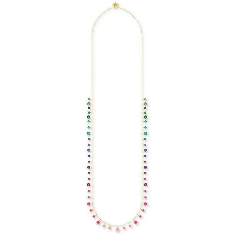 商品Swarovski|Gold-Tone Multicolor Crystal 33-1/2" Statement Necklace,价格¥1474,第1张图片