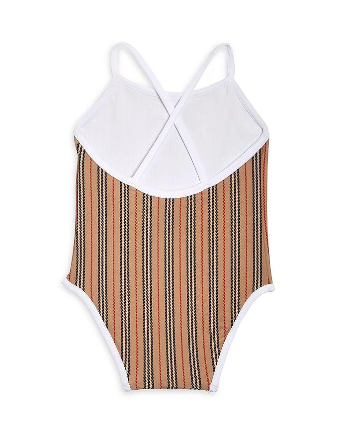 商品Burberry|Girls' Icon Stripe Nylon Swimsuit - Baby,价格¥986,第2张图片详细描述