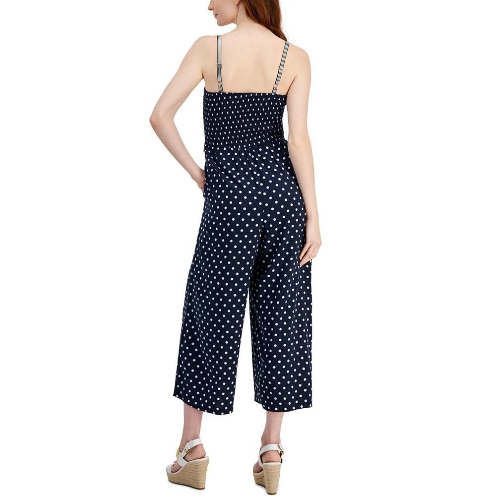 商品Tommy Hilfiger|Women's Polka-Dot Sleeveless Jumpsuit,价格¥437,第2张图片详细描述