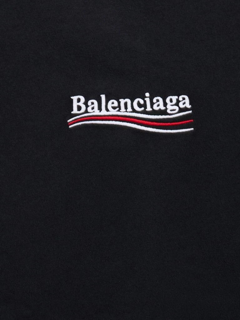 商品Balenciaga|Logo Cotton T-shirt,价格¥5316,第3张图片详细描述