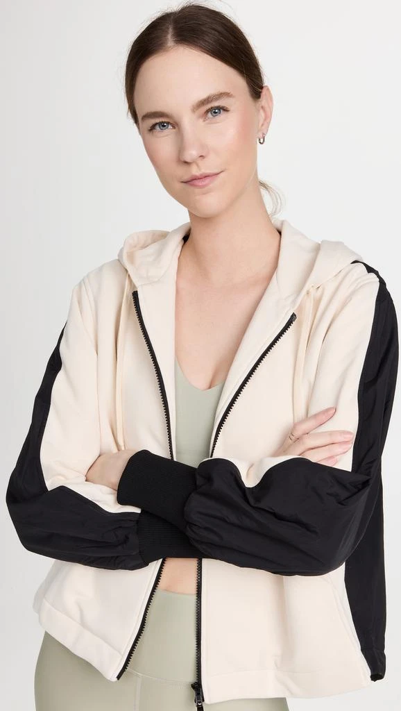 商品SWEATY BETTY|Sweaty Betty Contrast Zip Through Jacket,价格¥532,第2张图片详细描述