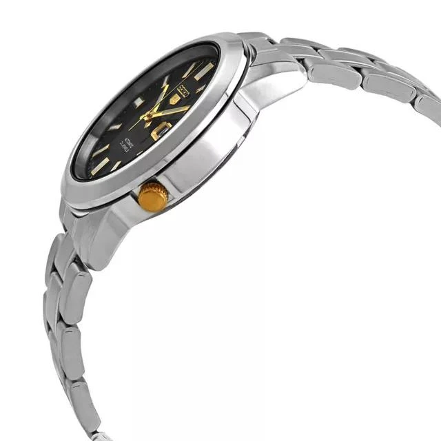 商品Seiko|Seiko Seiko 5 Automatic Black Dial Men's Watch SNKK17J1,价格¥940,第2张图片详细描述