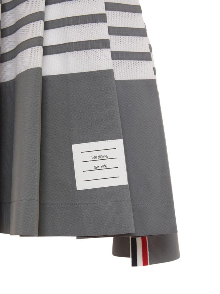 Pleated Jersey Four Bar Mini Skirt商品第3张图片规格展示