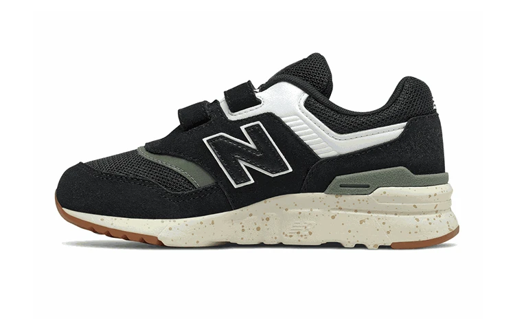 商品[国内直发] New Balance|[预售3天]NB 997H 轻便透气 防滑减震耐磨透气 低帮 儿童休闲鞋 炭黑 中小童,价格¥508,第1张图片