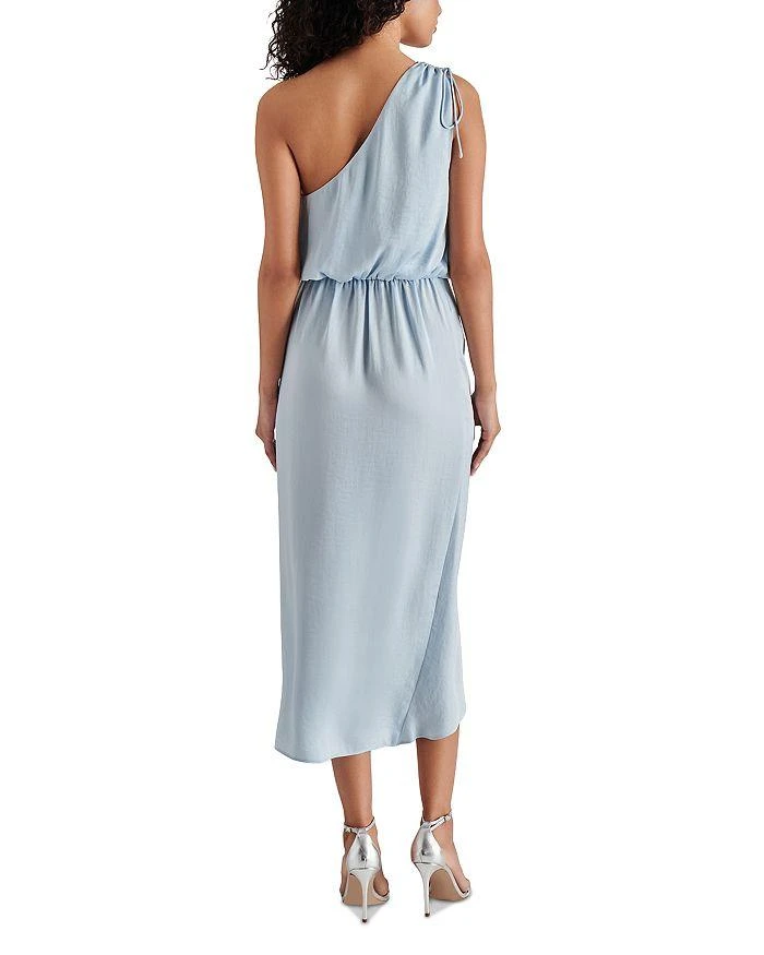 商品Steve Madden|Adele One Shoulder Satin Midi Dress,价格¥727,第2张图片详细描述