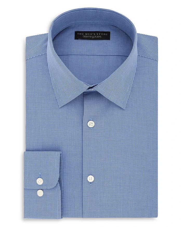 商品The Men's Store at Bloomingdale's|Micro Check Regular Fit Dress Shirt - 100% Exclusive,价格¥449,第1张图片