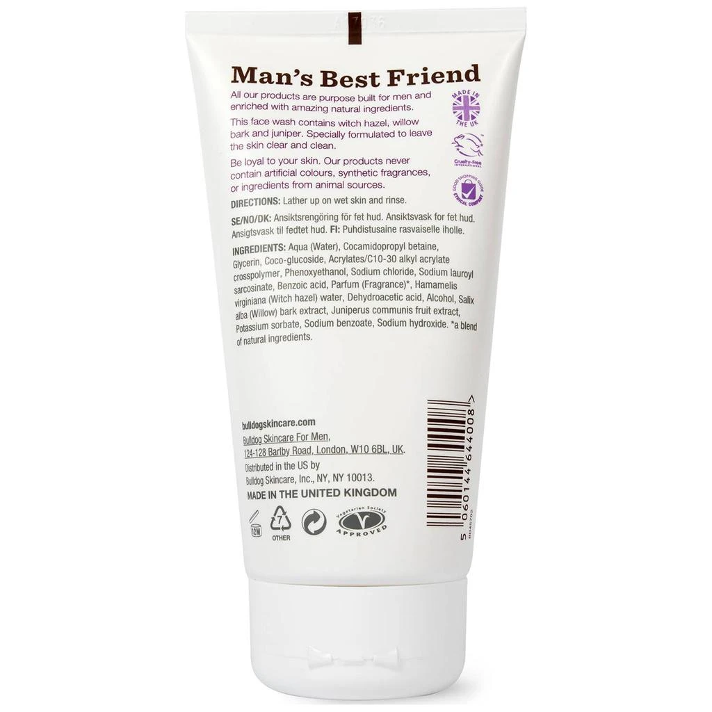 商品Bulldog Skincare for Men|Bulldog Skincare For Men Oil Control Face Wash 150ml,价格¥43,第2张图片详细描述