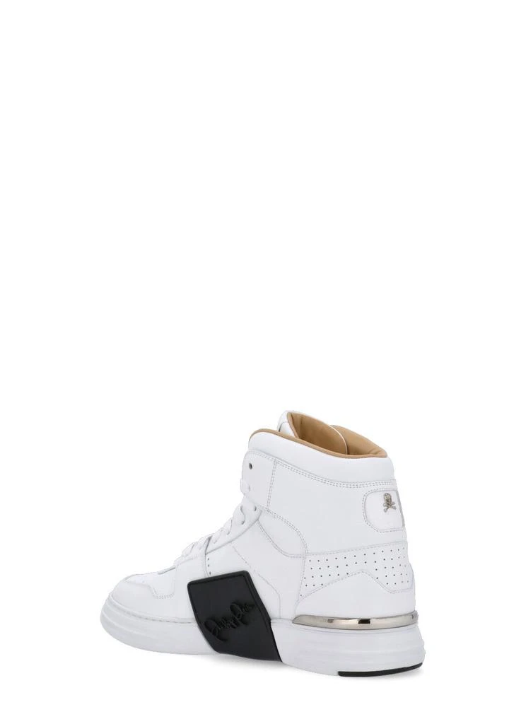 商品Philipp Plein|Philipp Plein Sneakers White,价格¥3157,第4张图片详细描述