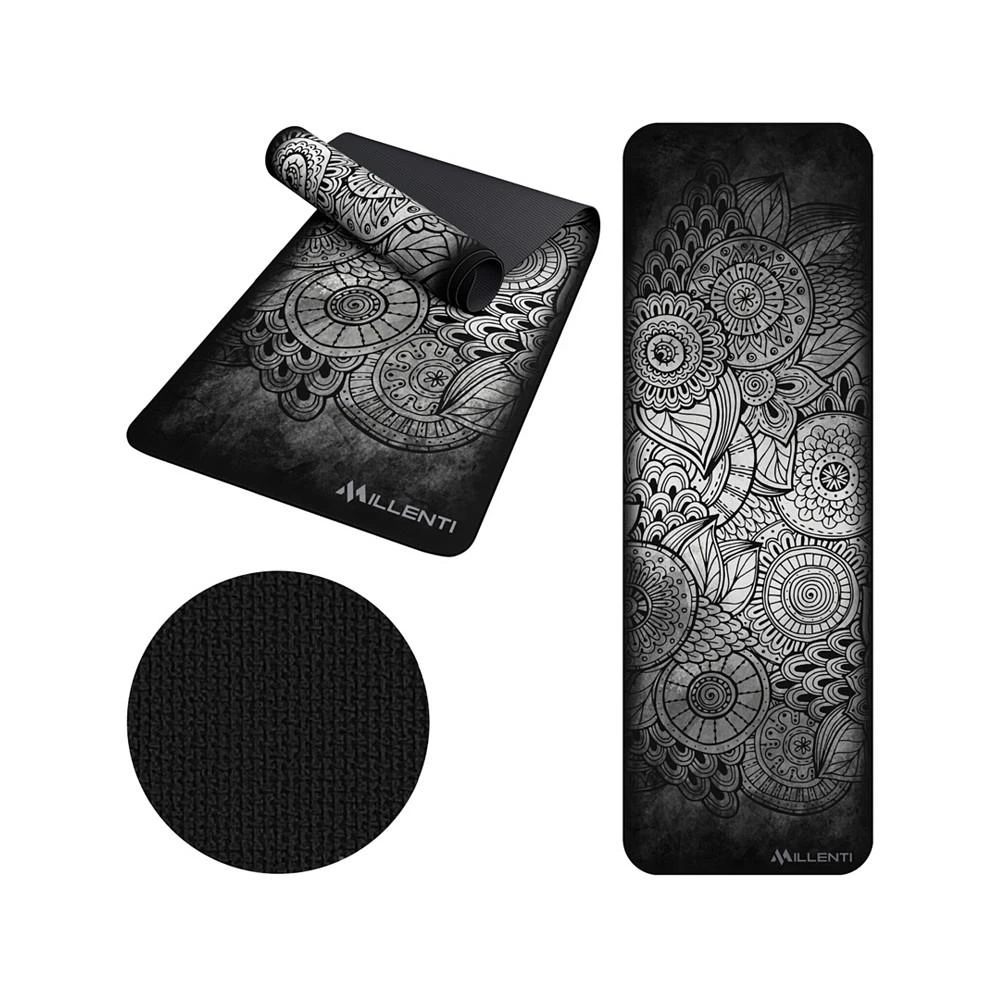 商品MILLENTI|Yoga Mat Gym Mats - 6 Millimeter Thick Suede Texture Material, Exercise Mat,价格¥733,第1张图片