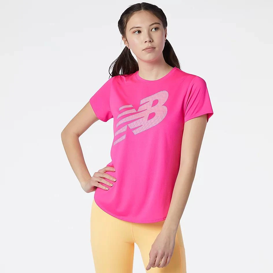 商品New Balance|Printed Accelerate Short Sleeve,价格¥163,第1张图片