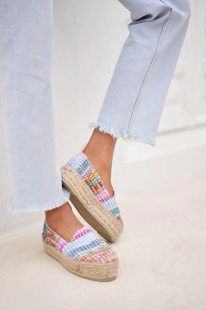 商品Manebi|Manebi Acapulco Fucsia Blue Mix Espadrille,价格¥917,第1张图片