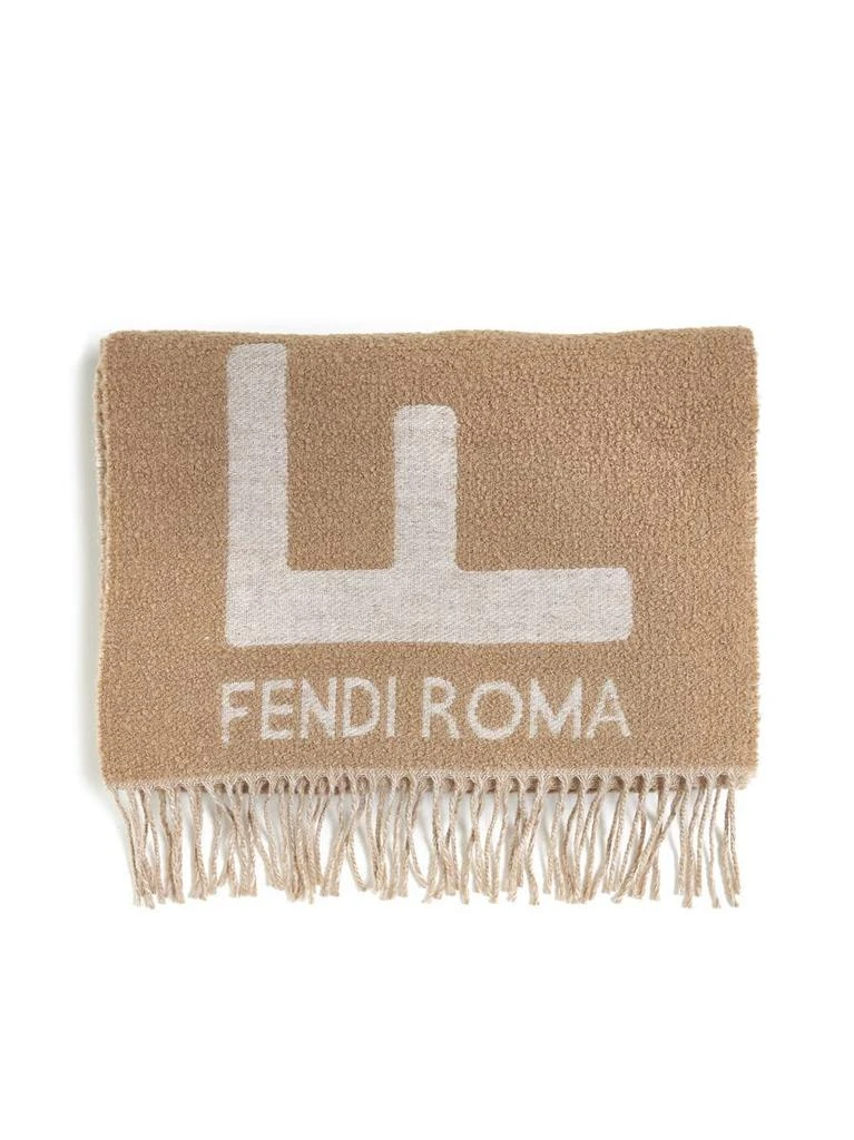 商品Fendi|Fendi Scarves & Wraps in Miele Scuo,价格¥4101,第1张图片