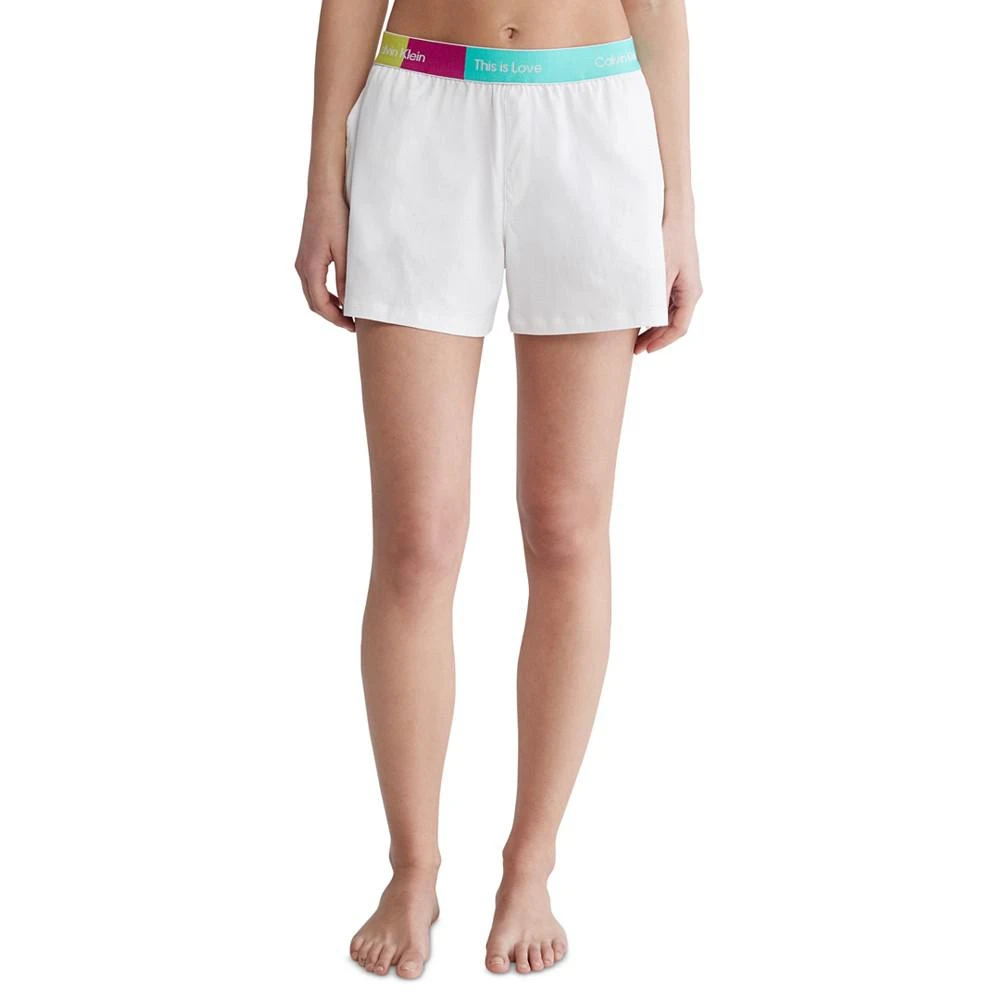 商品Calvin Klein|Women's Pride This Is Love Sleep Shorts QS6970,价格¥148,第1张图片