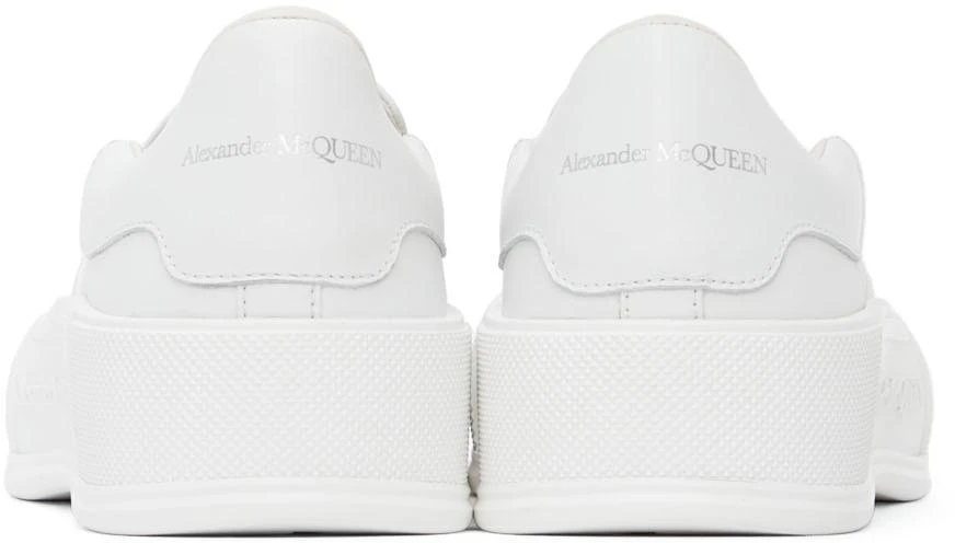 商品Alexander McQueen|White Deck Skate Plimsoll Sneakers,价格¥1101,第4张图片详细描述