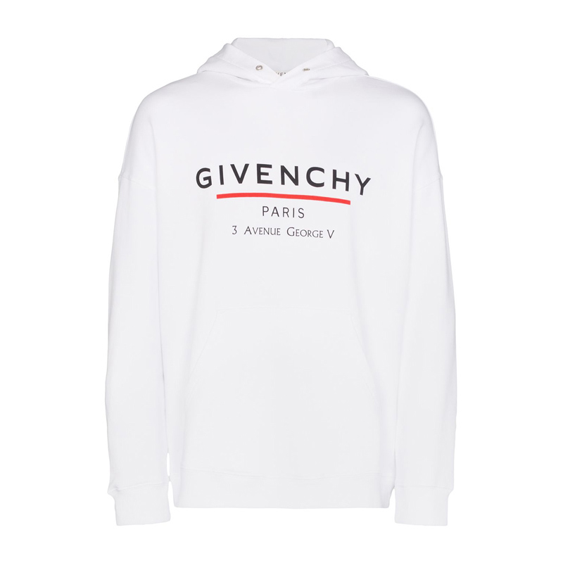 Givenchy 纪梵希 男士白色棉卫衣 BMJ05430AF-100商品第1张图片规格展示