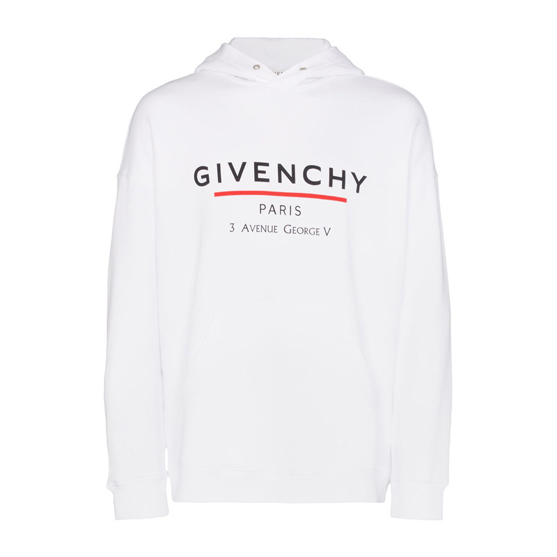 商品[国内直发] Givenchy|Givenchy 纪梵希 男士白色棉卫衣 BMJ05430AF-100,价格¥3394,第1张图片