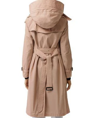 商品Burberry|Kensington Hooded Trench Coat,价格¥3671,第3张图片详细描述