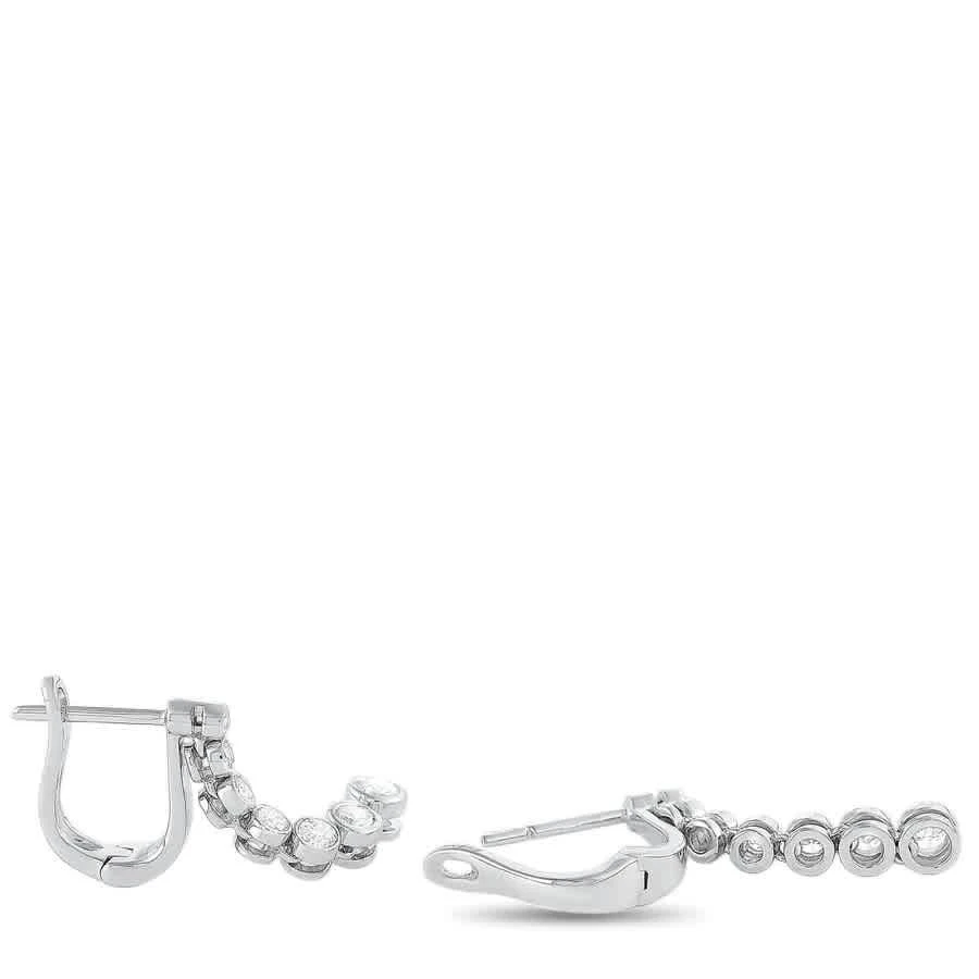 商品LB Exclusive|14K White Gold 0.50ct Diamond Drop Earrings,价格¥5124,第2张图片详细描述