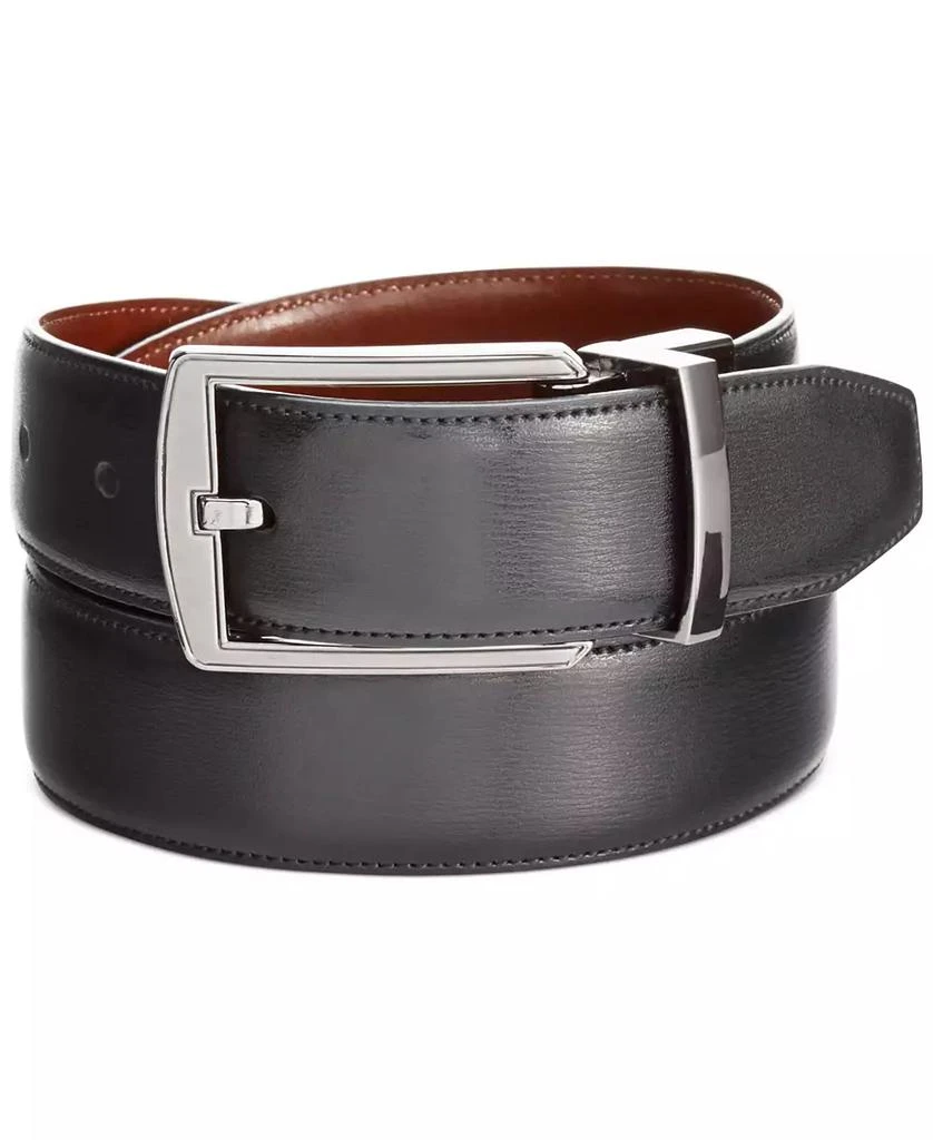 商品Perry Ellis|Men's Reversible Feather Stitch-Edge Belt,价格¥225,第1张图片