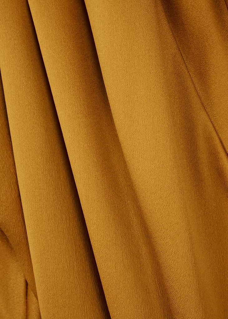商品Vince|Orange silk-satin blouse,价格¥2647,第7张图片详细描述