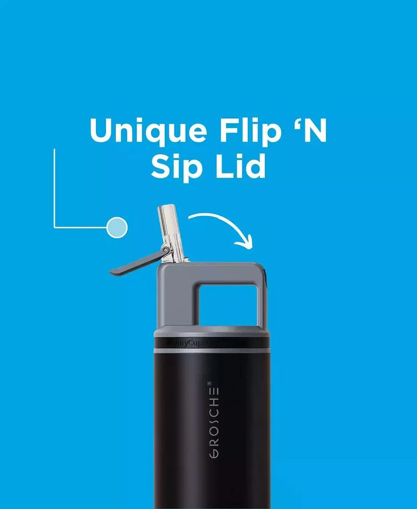 Alpine Flip 'N Sip Insulated, Leakproof Water Bottle with Straw, 20 OZ, 2pk 商品