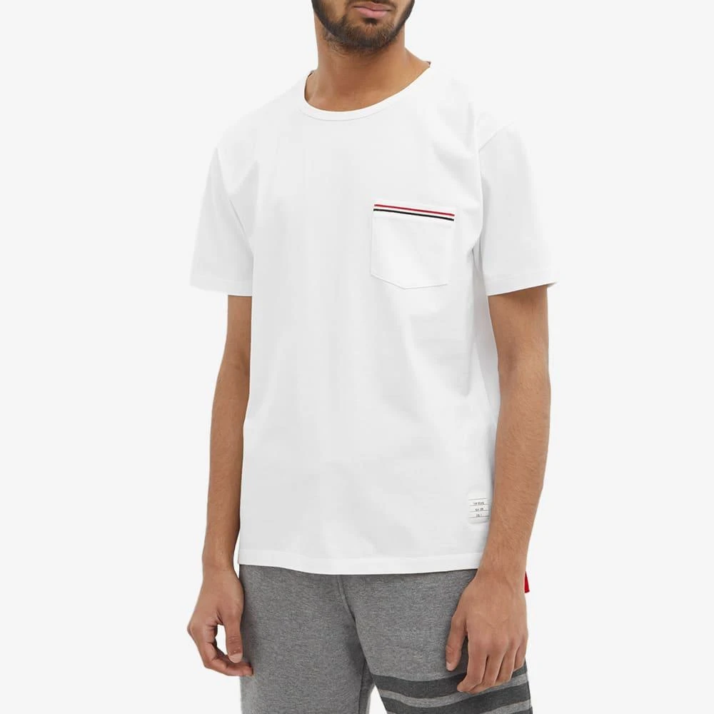 商品Thom Browne|Thom Browne Medium Weight Jersey Pocket T-Shirt,价格¥1624,第3张图片详细描述
