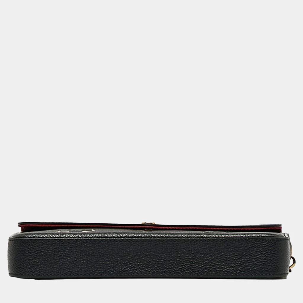 商品[二手商品] Louis Vuitton|  Louis Vuitton Black Bicolor Monogram Empreinte Pochette Felicie,价格¥14606,第4张图片详细描述