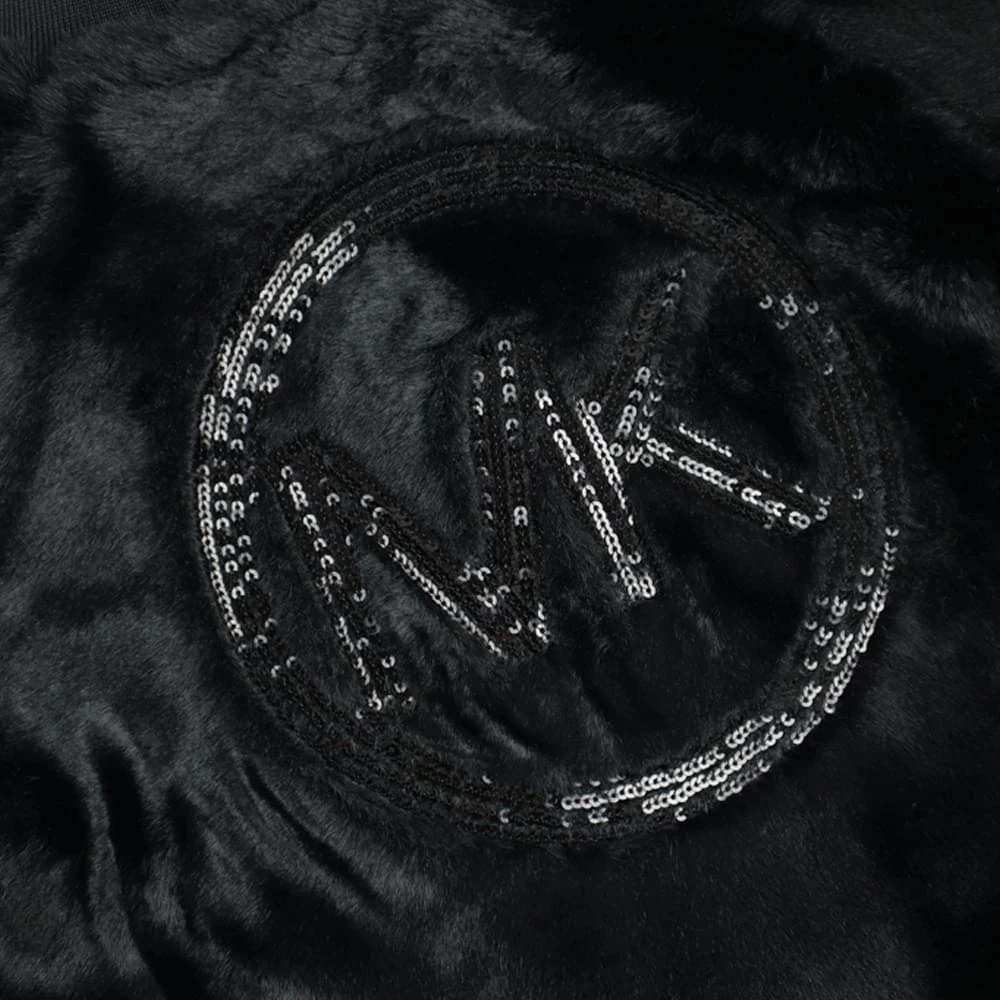 商品Michael Kors|Black Faux Fur Zip Up,价格¥718,第4张图片详细描述