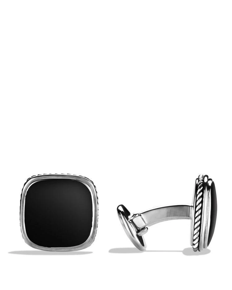 商品David Yurman|Exotic Stone Cufflinks with Black Onyx,价格¥3703,第1张图片