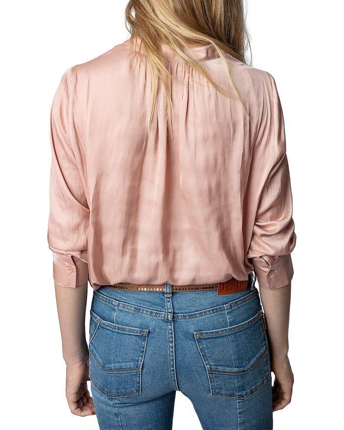 商品Zadig&Voltaire|Tink Satin Blouse,价格¥1280,第4张图片详细描述