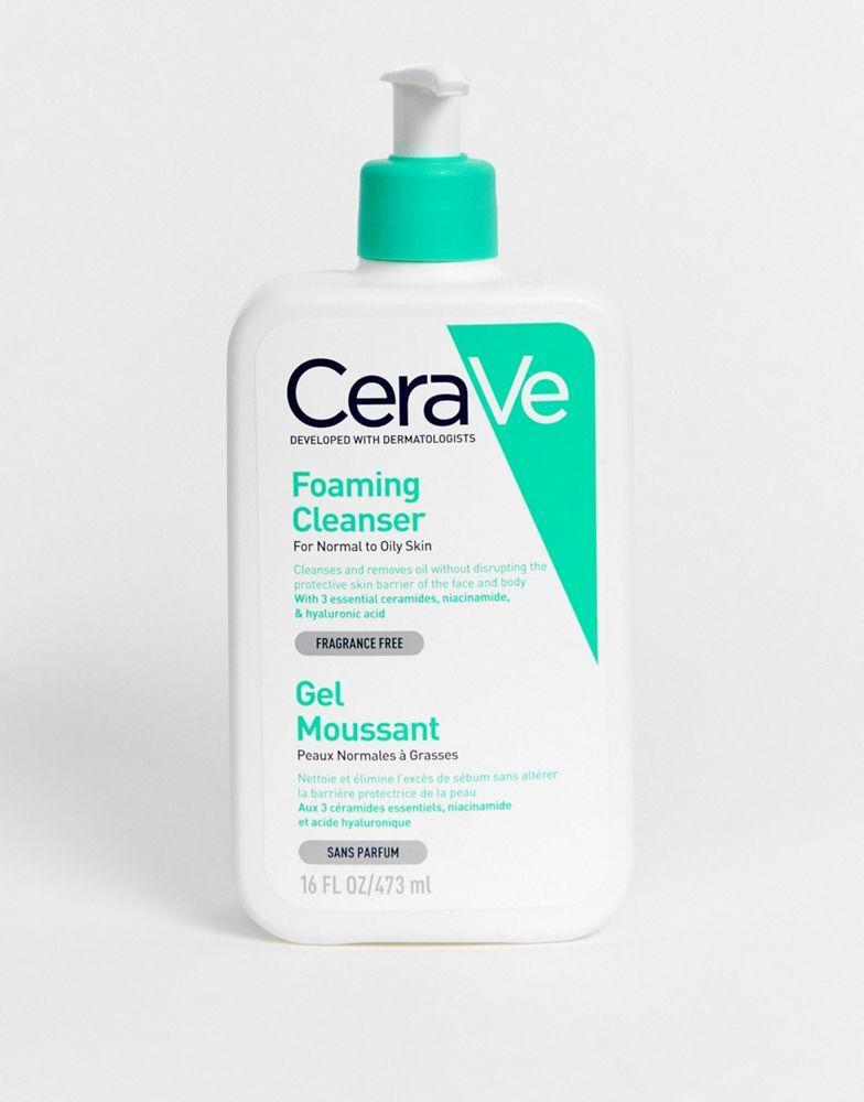 商品CeraVe|CeraVe Foaming Cleanser for Normal to Oily Skin 473ml,价格¥141,第1张图片