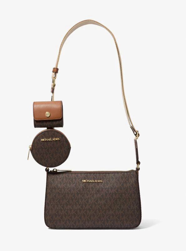 商品Michael Kors|Jet Set Logo Crossbody Bag with Case for Apple Airpods Pro®,价格¥854,第1张图片